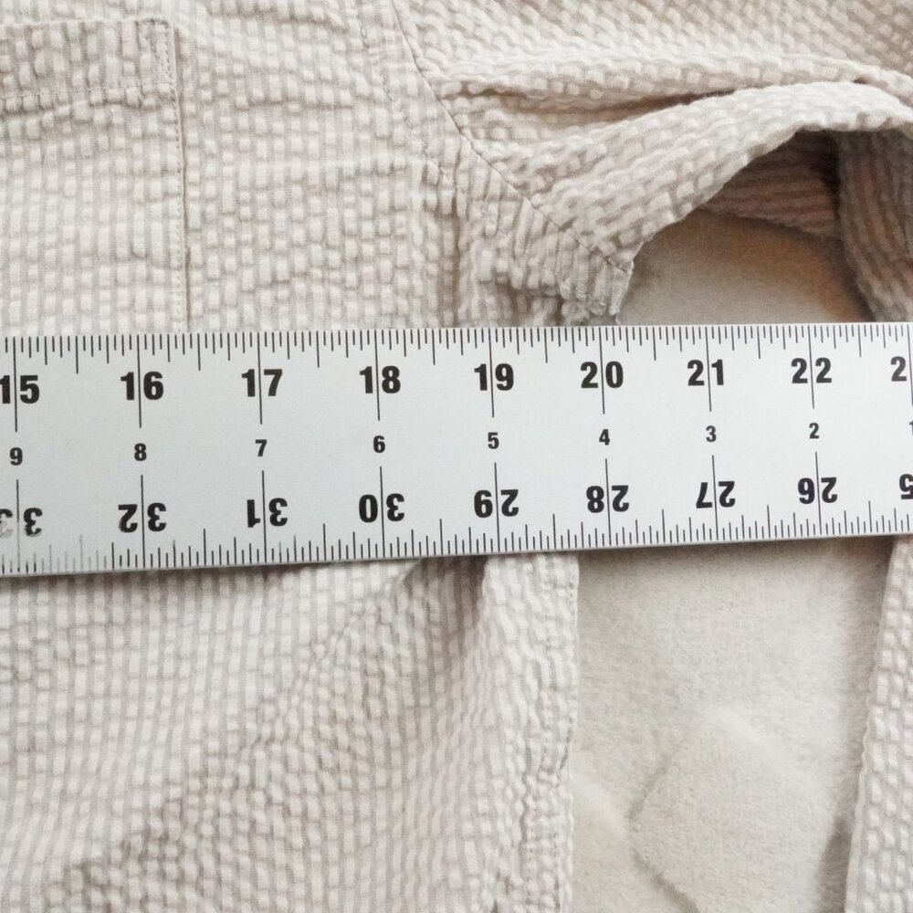 Banana Republic Cream Casual Button Down Shirt - Picture 8 of 12